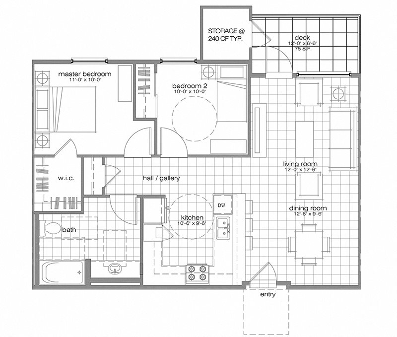 two bedroom l Villa Encantada Apartments in San Diego CA